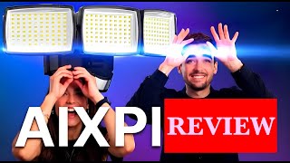 AIXPI BATTERYPOWERED FLOOD LIGHT REVIEW [upl. by Atterrol]