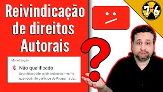 Como Resolver REIVINDICAÇÃO DE DIREITOS AUTORAIS no Youtube [upl. by Boice461]