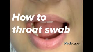 How to perform a throat swab on a patient [upl. by Fielding54]