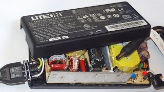 Laptop power supply with PFC  teardown and repair BOOM [upl. by Vierno]