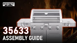 Model 35633 Assembly Guide l Monument Grills [upl. by Phippen]