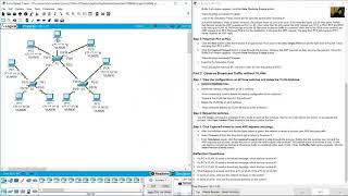 328 Packet Tracer  Investigate a VLAN Implementation [upl. by Aspa]