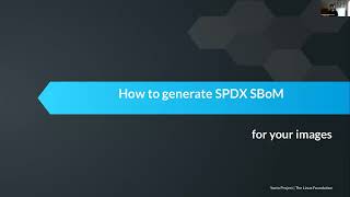 Bitbaking SPDX SBoM Michael Opdenacker [upl. by Dorella]