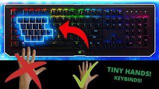 Best keybinds for people with small hands Fortnite and strucid [upl. by Leach]