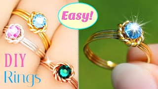 The Lazy Ring Tutorial  EASY DIY Rings Anyone Can Make In Seconds or Minutes [upl. by Greenman]