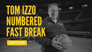 Tom Izzo numbered fast break  transition offense complete guide [upl. by Llenwad]