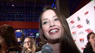 Merritt Patterson at the Radio Rebel Premiere [upl. by Eralcyram]