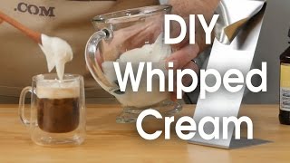 DIY whipped cream in 60 seconds [upl. by Halima562]