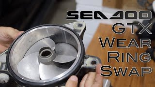 Wear Ring Swap Solas Stainless Steel  SeaDoo GTX [upl. by Asyal]