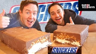 Giant Snickers  Super Size Guys [upl. by Amaso792]