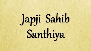 Japji Sahib Santhiya  Bhai Jarnail Singh Damdami Taksal  Read Along  Learn Gurbani [upl. by Marte]