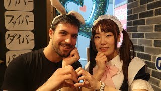 TÖBEE Japonyada İLGİNÇ Maid Cafe Akihabara VLOG [upl. by Sidnac881]