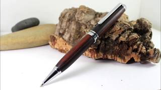 Making A European Pen Woodturning Project [upl. by Antonina]