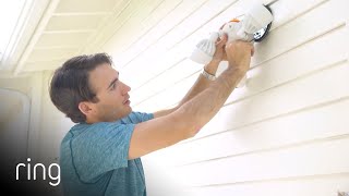 Installing Ring Floodlight Cam in 15 Minutes  Ring [upl. by Annaeed]