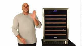 EdgeStar 53 Bottle BuiltIn Wine Cooler CWR531SZ [upl. by Ballard]