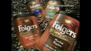 Folgers Cafe Latte Commercial from 2001 [upl. by Veleda]