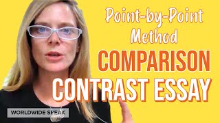 Point by Point Method  Comparison Contrast Essay  English Writing Skills [upl. by Reppep]