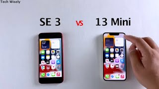 iPhone SE 3 vs 13 Mini  SPEED TEST [upl. by Sloane]