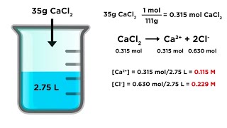 Calculating Ion Concentrations in Solution [upl. by Ainivad]