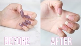 How To Remove Acrylic Nails At Home [upl. by Gisser282]