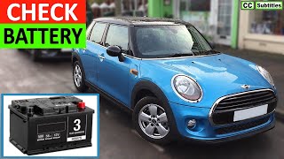 Mini Cooper Battery Location and How to check battery on BMW Mini Cooper 3rd Generation [upl. by Emiatej]