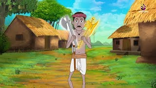 ईमानदार लकड़हारा  New Hindi Kahaniya  SSOFTOONS Hindi Kahani  Moral Stories in Hindi [upl. by Kleeman]