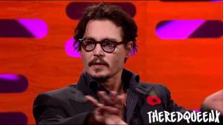 Johnny Depp amp Ricky Gervais on the Graham Norton show 13 [upl. by Noruq]