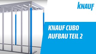 Aufbau Knauf Cubo Teil 2  Unterkonstruktion [upl. by Notffilc232]