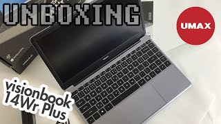 Rozbalení notebooku UMAX Visionbook 14Wr Plus  UNBOXING  14quot notebook s Intel Celeron N4120 [upl. by Cohdwell]