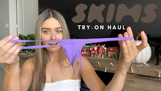 ASMR SKIMS TryOn Haul 🤍🤎 [upl. by Stefanie678]