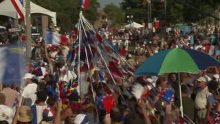 Acadian Festival in Caraquet  New Brunswick Canada [upl. by Lyrak]