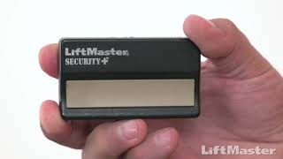 How to Program LiftMasters 971LM and 973LM Remote Controls to a Garage Door Opener [upl. by Dottie]