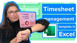 Timesheet template in Excel automate employee timesheet tracking [upl. by Diella]