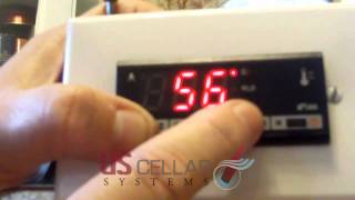 Part 3 Wine Cellar Refrigeration Units  How to Set the Wine Cellar Cooling Unit Digital Controller [upl. by Bledsoe333]