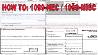 How To File 1099 NEC and 1099 MISC explain very very very InDepth Tutorial [upl. by Ardnad]