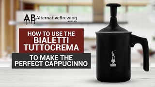 How to Use the Bialetti Tuttocrema Milk Frother [upl. by Daveen273]