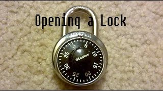 How to Open a Master Lock [upl. by Gass349]