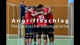 Angriffschlag im Volleyball  Methodische Übungsreihe [upl. by Suiradal189]