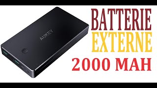 AUKEY 20000 MAH  Une Batterie Externe Puissante [upl. by Euqnimod]