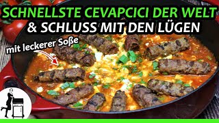 Schnellste Cevapcici der Welt amp Schluss mit den Lügen [upl. by Brookner]