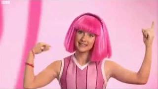 Grown Stephanie Teaches us Lazy Town Moves [upl. by Lipinski]