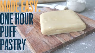 Never buy puff pastry again The easiest puff pastry recipe ready in one hour [upl. by Zimmermann]