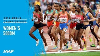 Womens 5000m Final  IAAF World Championships London 2017 [upl. by Hanas]