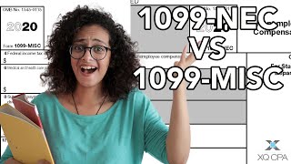 The Difference Between 1099 NEC vs 1099 MISC [upl. by Allekram]