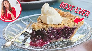 The ONLY Blueberry Pie Recipe You Need [upl. by Nowtna]