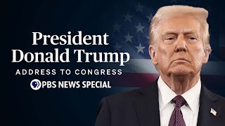 WATCH LIVE President Donald Trumps 2025 address to Congress  PBS News Special [upl. by Vadim]