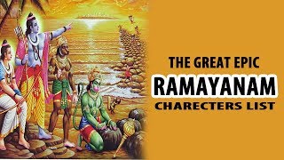 The Great Epic Ramayana Characters List [upl. by Gerome]