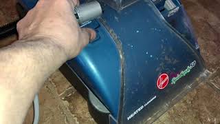 How to use your hoover spin scrub steam vac vacuum [upl. by Felt]