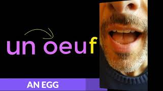 Comment prononcer OEUF OEUFS [upl. by Jocko]