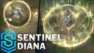 Sentinel Diana Skin Spotlight  PreRelease  League of Legends [upl. by Ianaj]